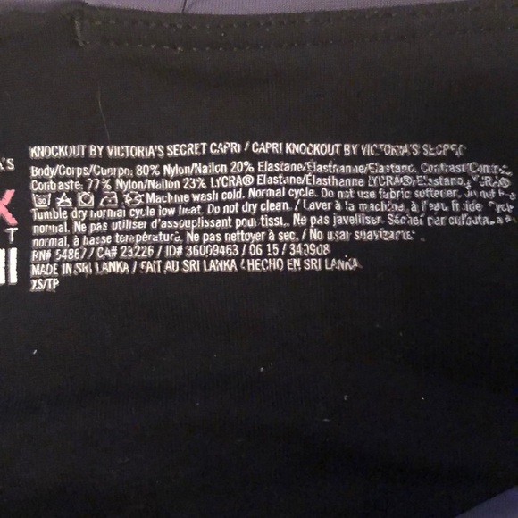 Grey / Neon Green Capri Workout Leggings - Picture 4 of 8